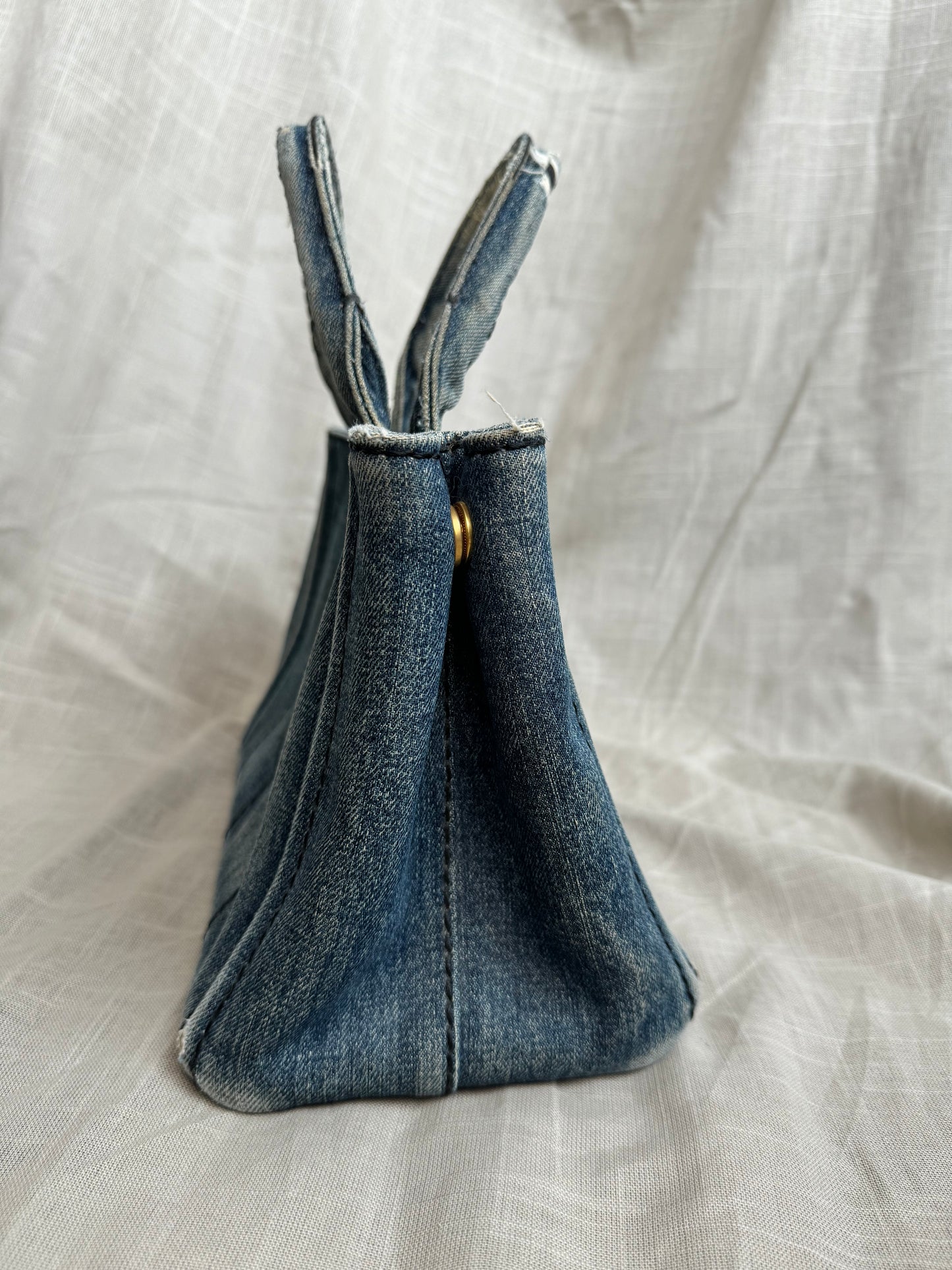 Prada Canapa Tote Denim
