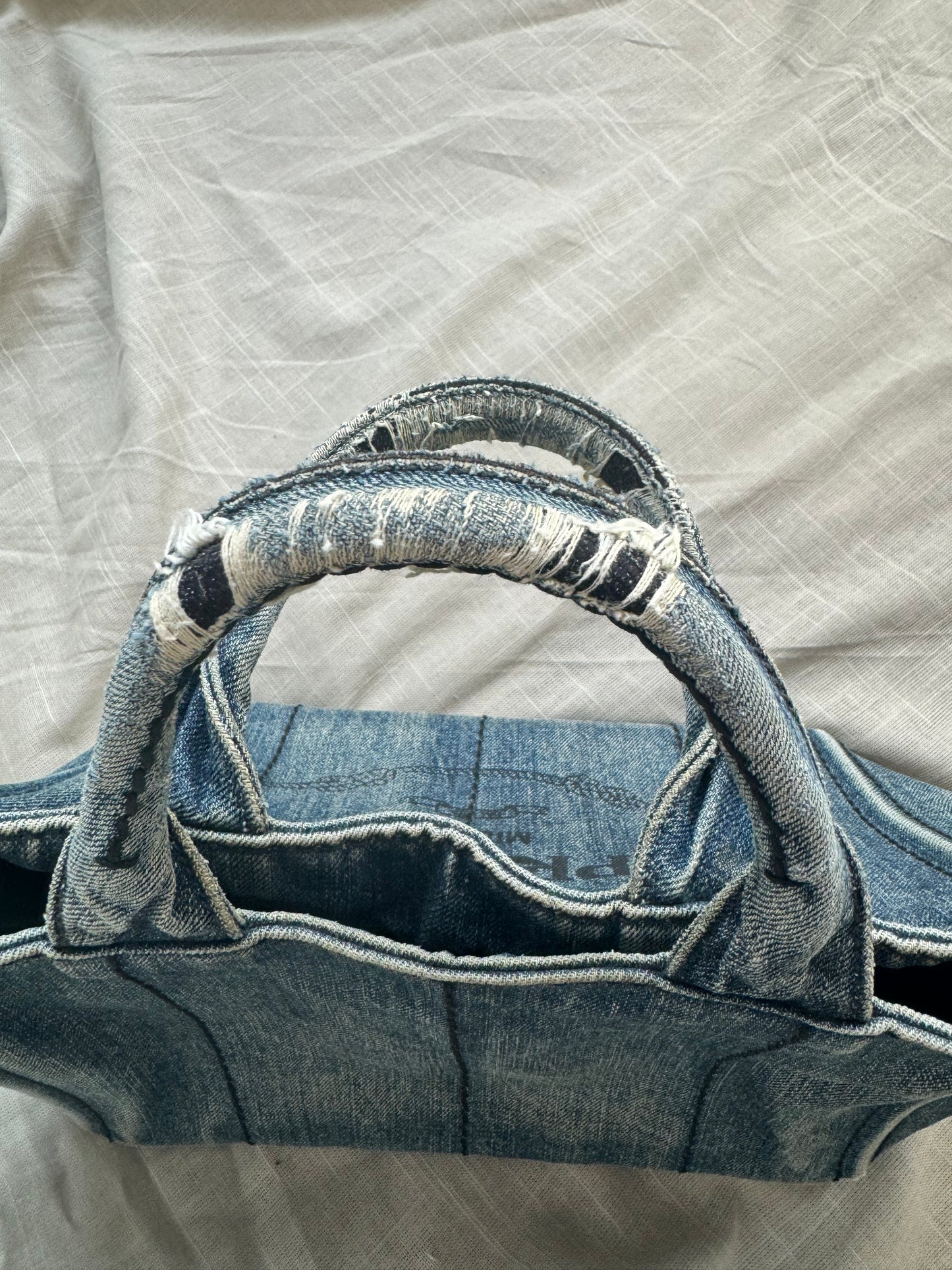 Prada Canapa Tote Denim