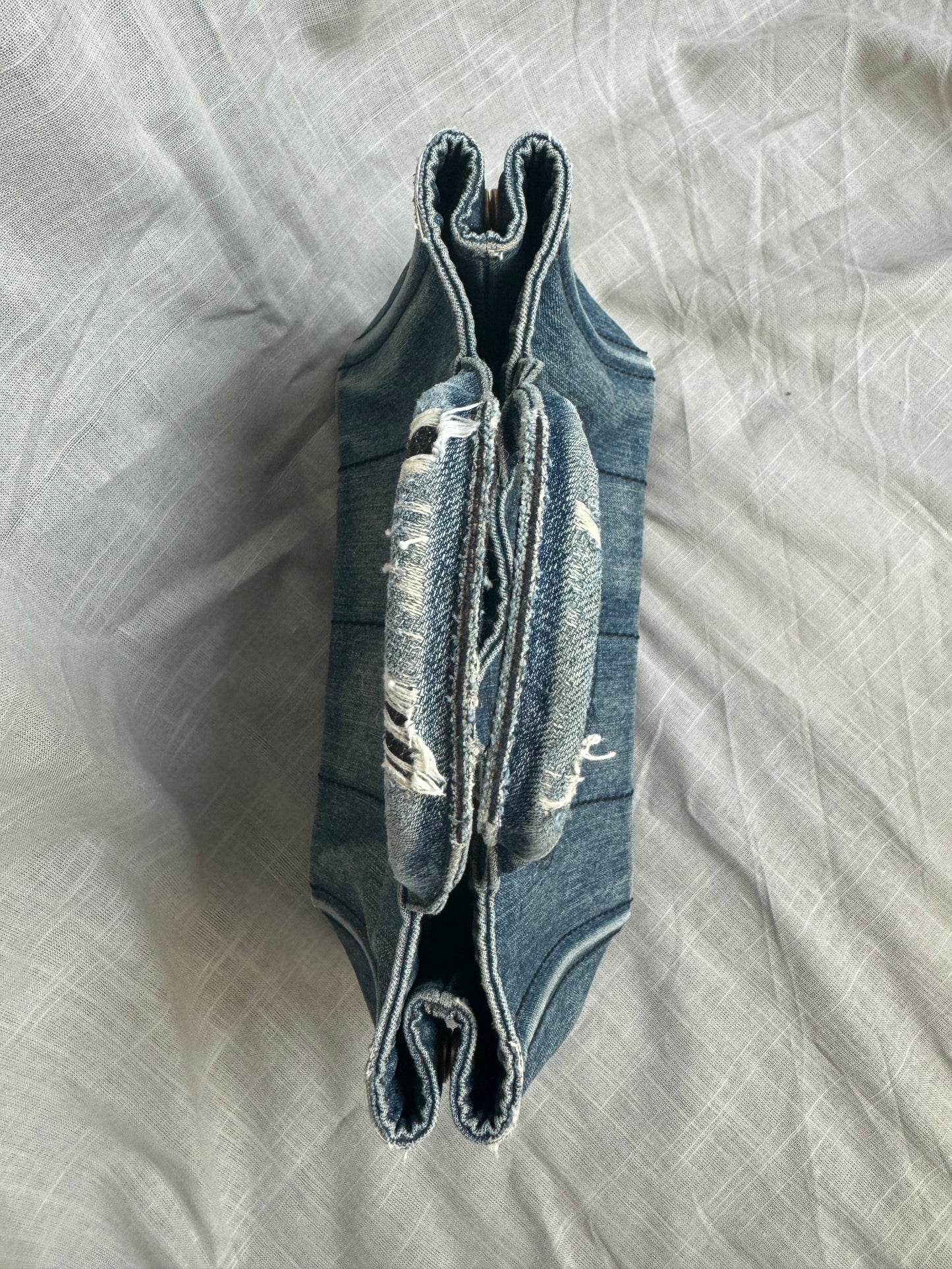 Prada Canapa Tote Denim