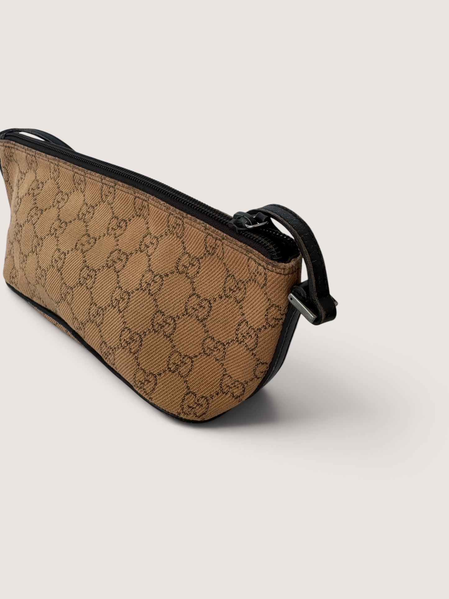 Gucci Boat Bag - GG Supreme Monogram Fabric