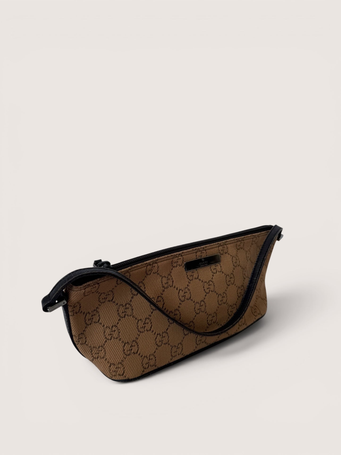 Gucci Boat Bag - GG Supreme Monogram Fabric