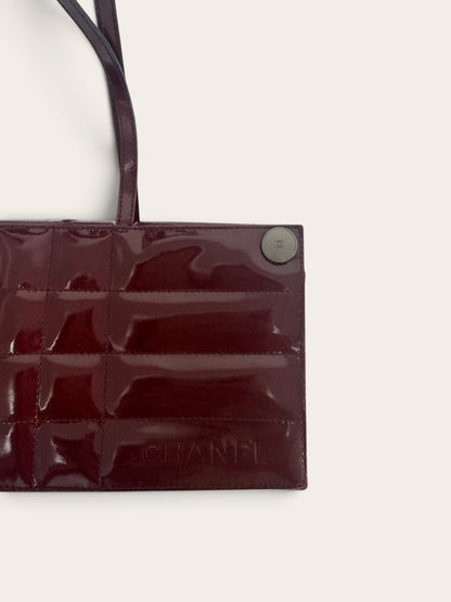 Chanel Chocolate Bar Burgundy