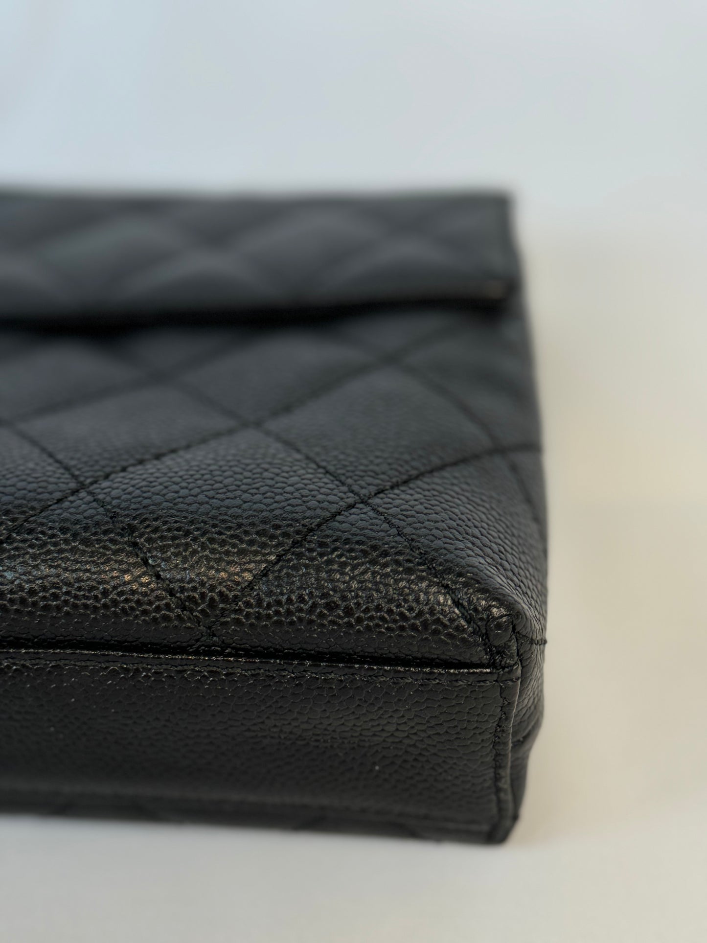 Chanel Quilted CC Flap Clutch