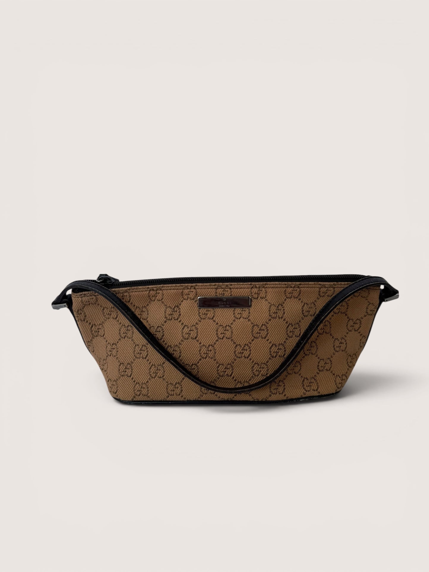 Gucci Boat Bag - GG Supreme Monogram Fabric