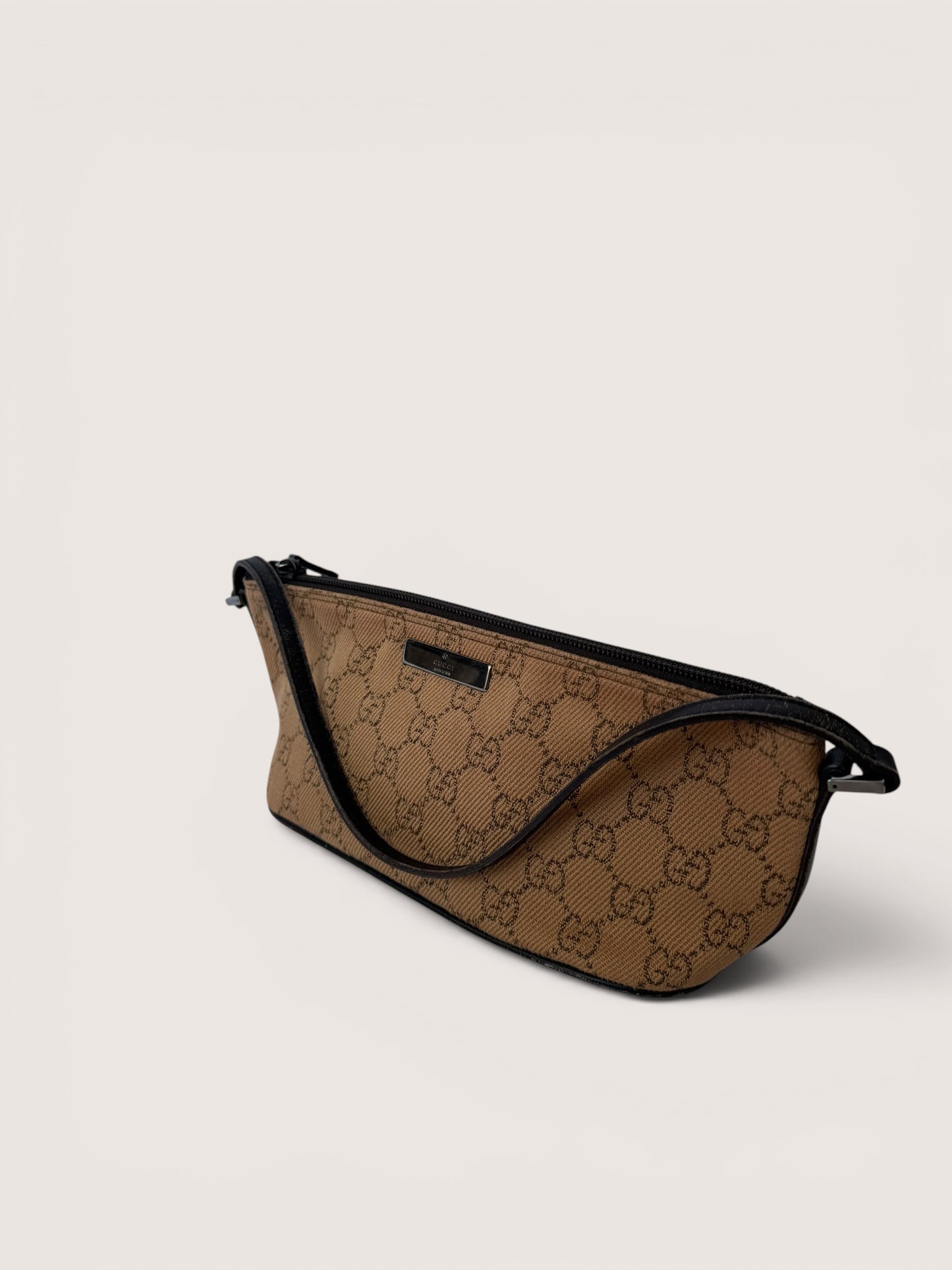 Gucci Boat Bag - GG Supreme Monogram Fabric