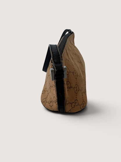 Gucci Boat Bag - GG Supreme Monogram Fabric