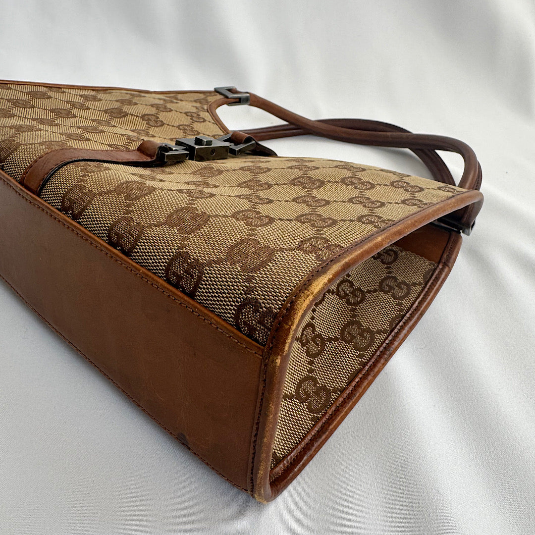 Gucci Jackie Monogram Handtas