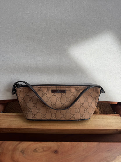 Gucci Boat Bag - GG Supreme Monogram Fabric