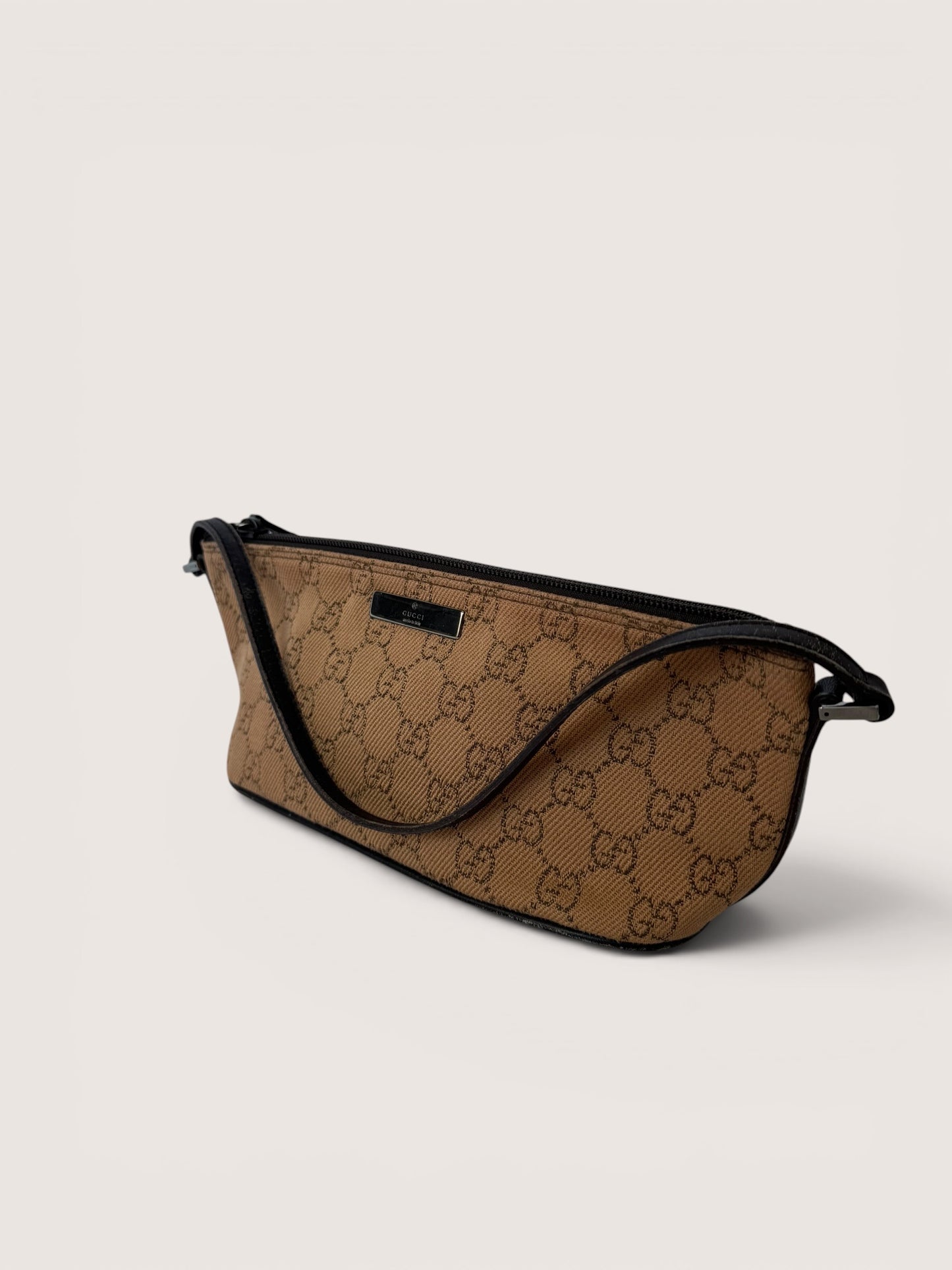 Gucci Boat Bag - GG Supreme Monogram Fabric