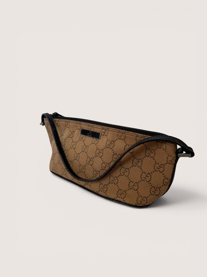 Gucci Boat Bag - GG Supreme Monogram Fabric