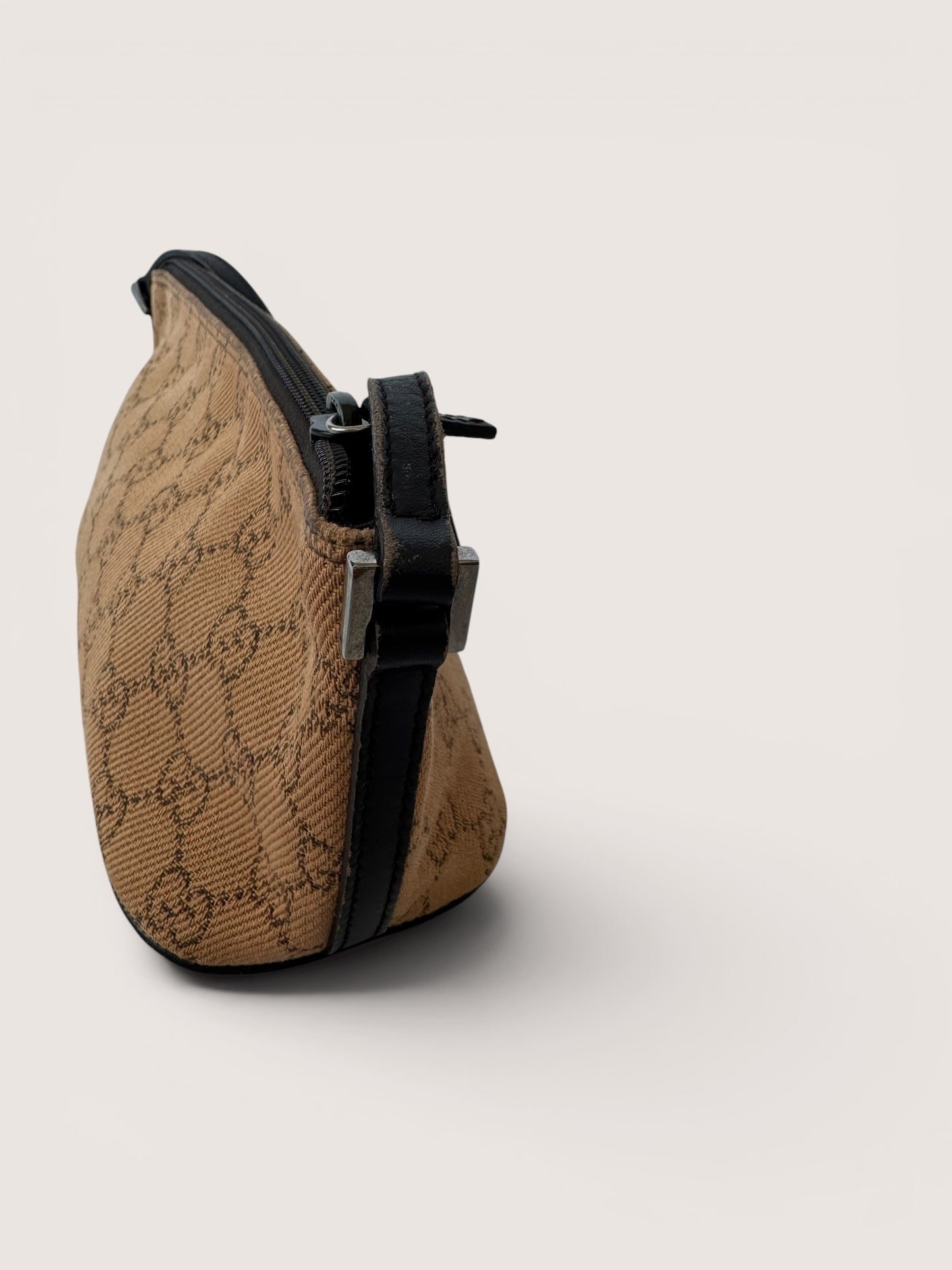 Gucci Boat Bag - GG Supreme Monogram Fabric