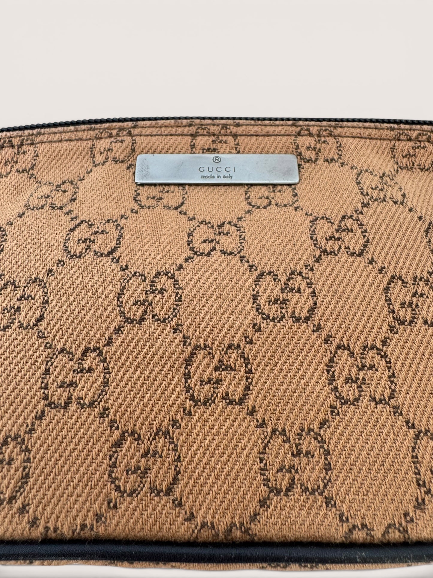 Gucci Boat Bag - GG Supreme Monogram Fabric