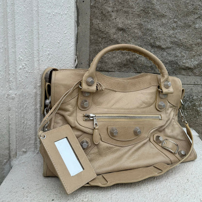 Balenciaga The City Bag Beige