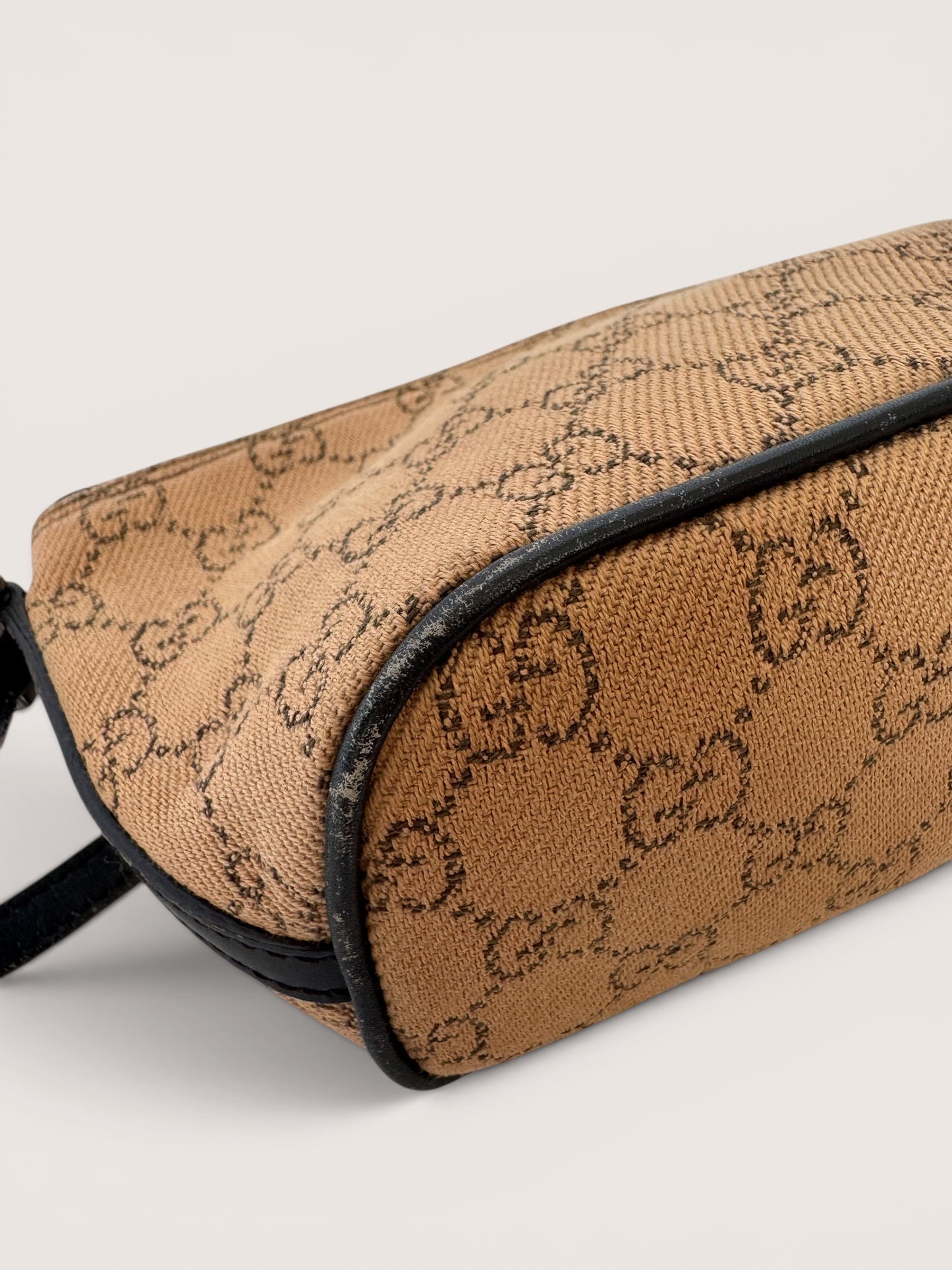 Gucci Boat Bag - GG Supreme Monogram Fabric