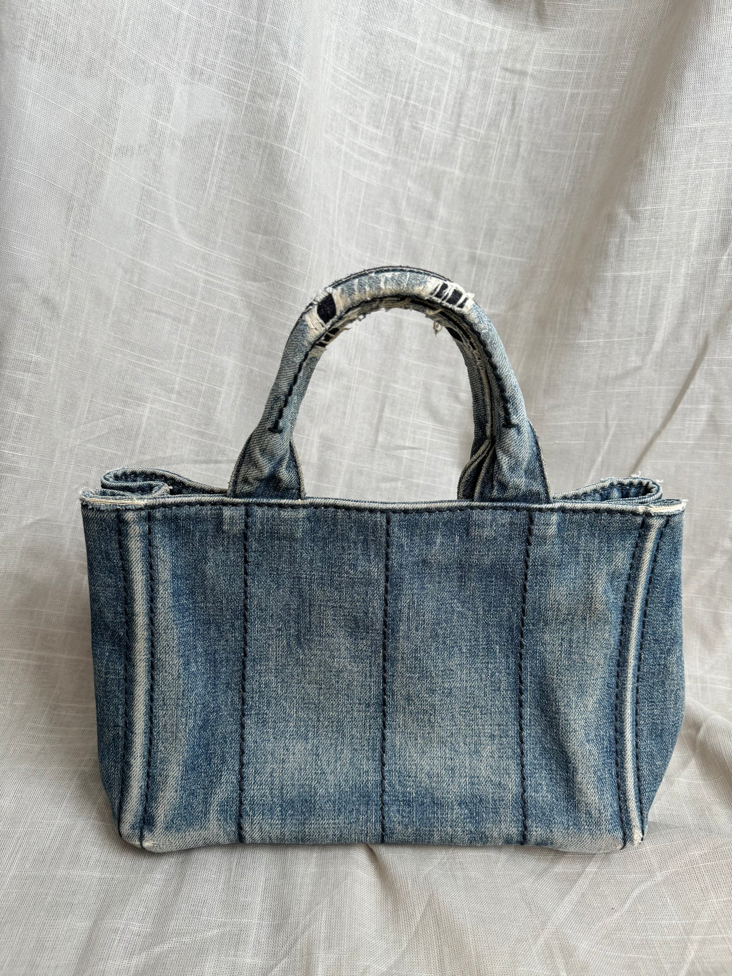 Prada Canapa Tote Jeans