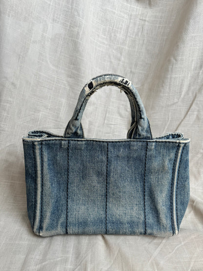 Prada Canapa Tote Jeans